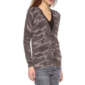Haute Hippie camo cardigan